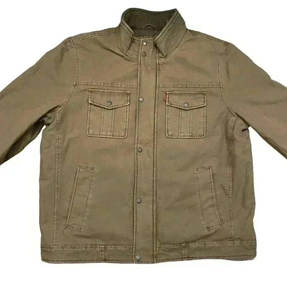 Vintage Levi's Jacket Men’s XL Western Wear Trucker Brown Authentic - Picture 6 of 11